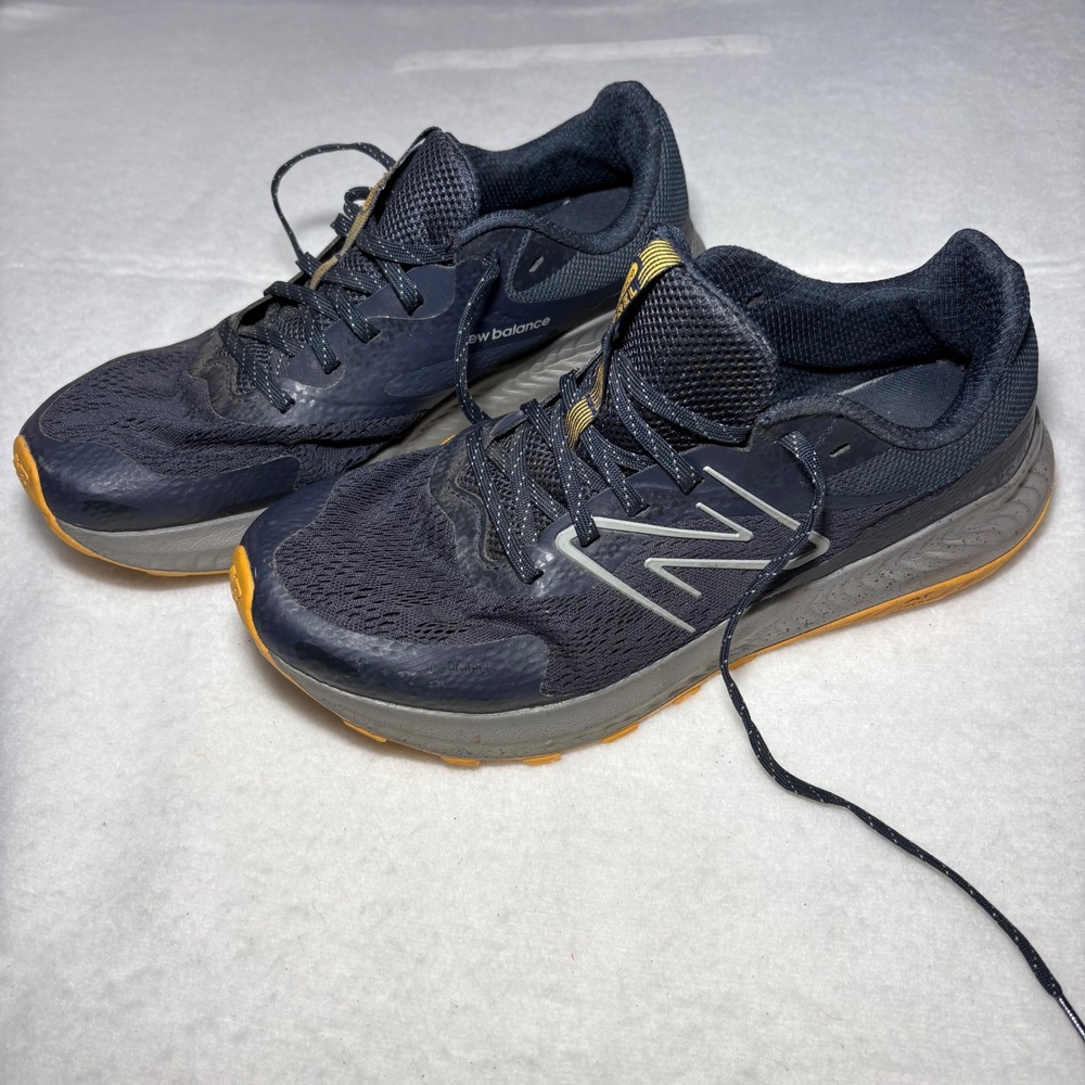 New Balance Nitrel‎ v5 Mens Trail Running Shoes Navy Blue Orange MTNTRLN5 10.5